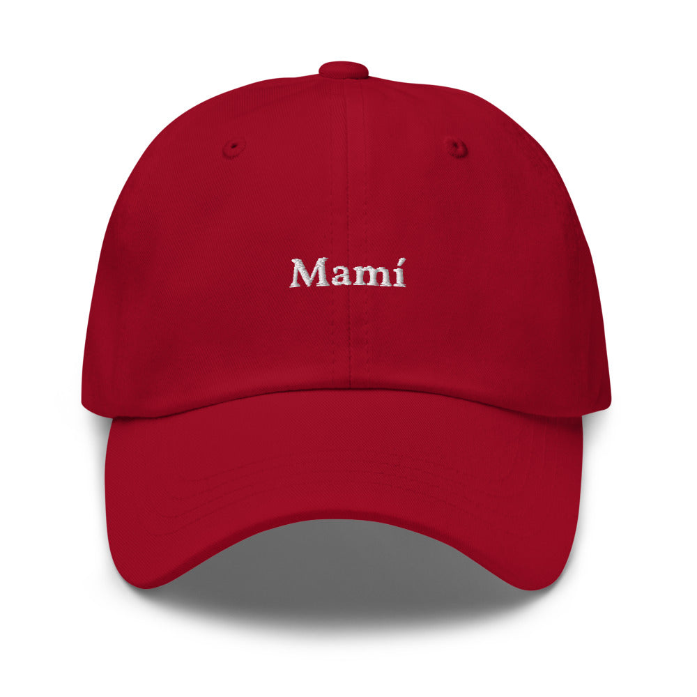 Mamí Baseball Cap (white text)