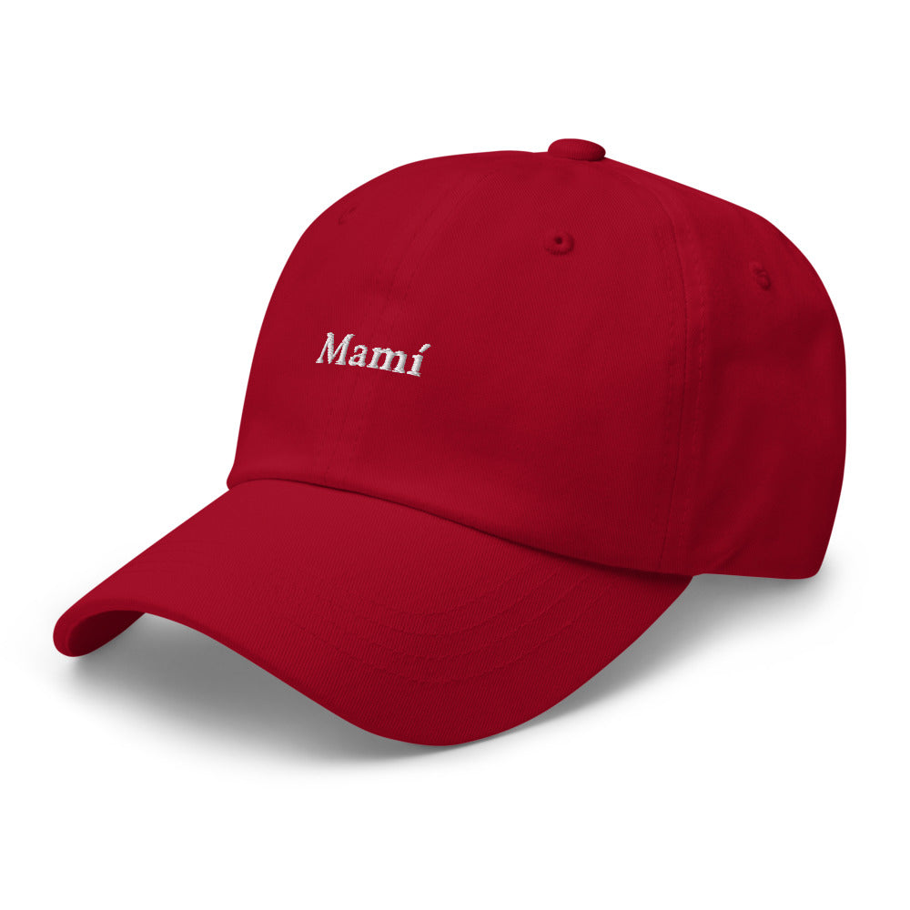 Mamí Baseball Cap (white text)