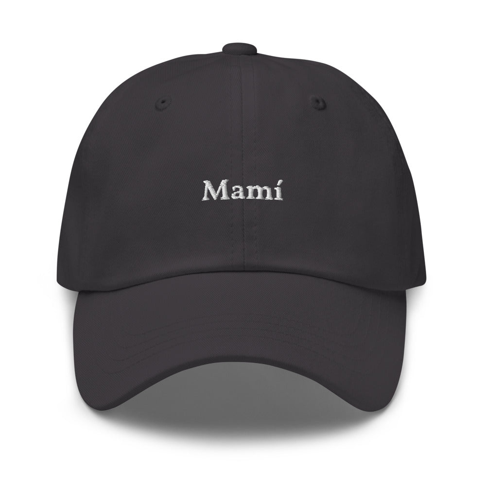 Mamí Baseball Cap (white text)
