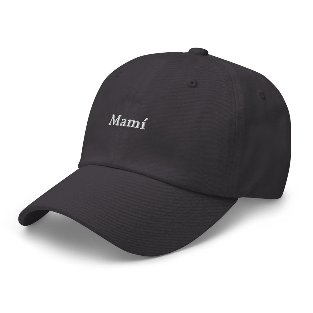 Mamí Baseball Cap (white text)