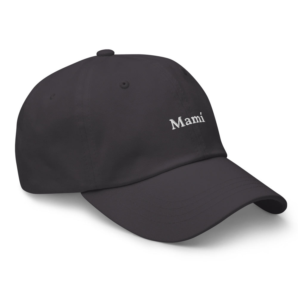 Mamí Baseball Cap (white text)