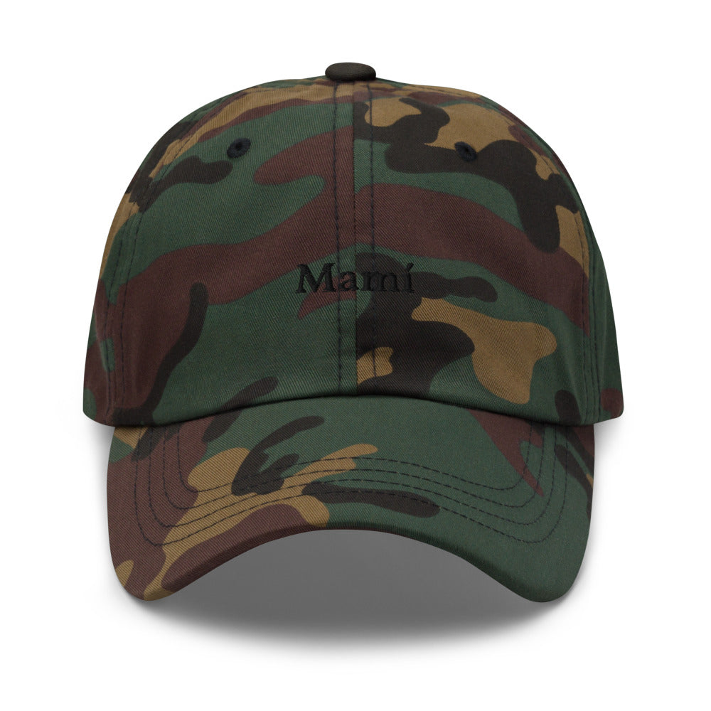 Mamí Baseball Cap (black text)