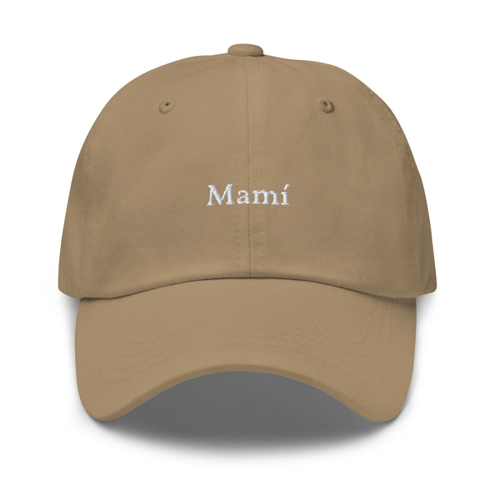 Mamí Baseball Cap (white text)