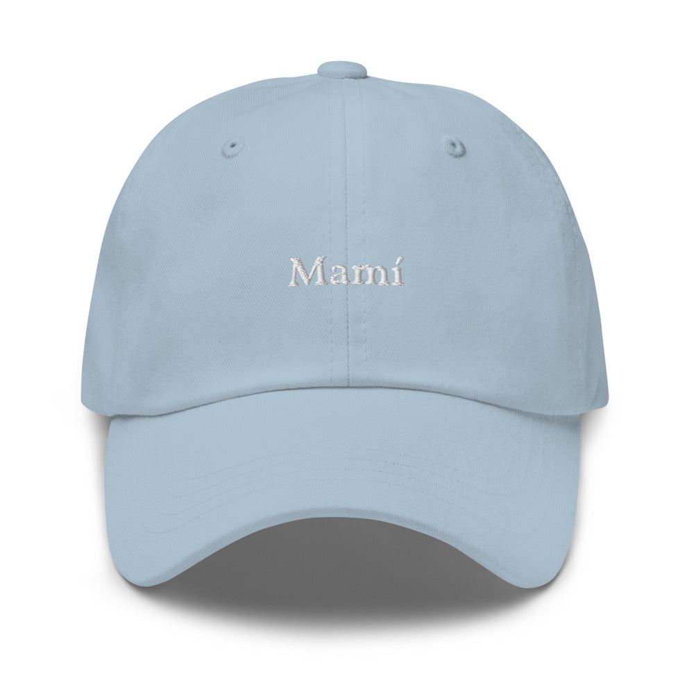 Mamí Baseball Cap (white text)