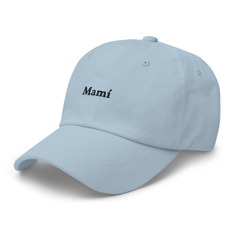 Mamí Baseball Cap (black text)