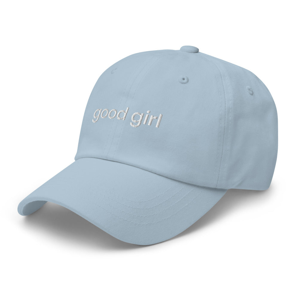 Good Girl Baseball Cap (white text)