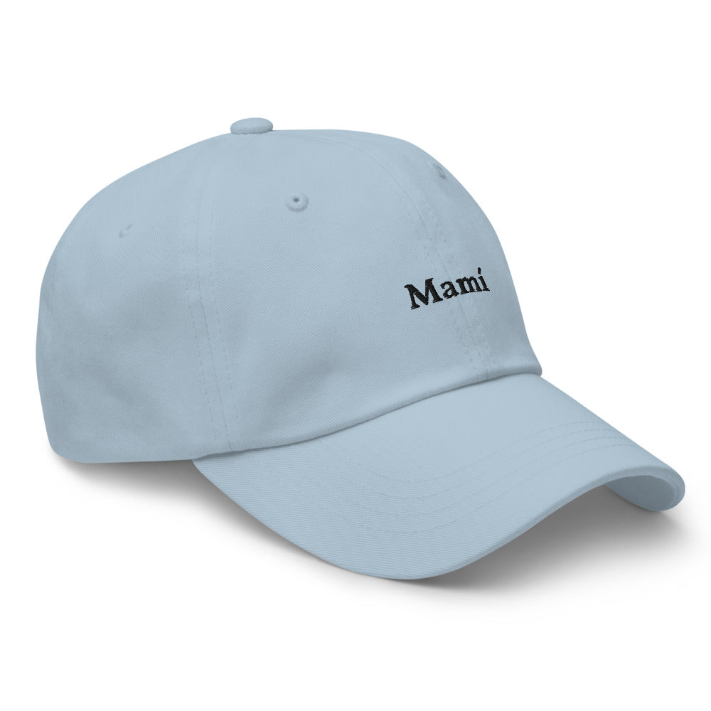 Mamí Baseball Cap (black text)