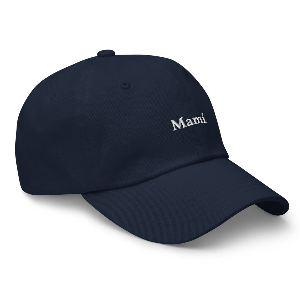 Mamí Baseball Cap (white text)