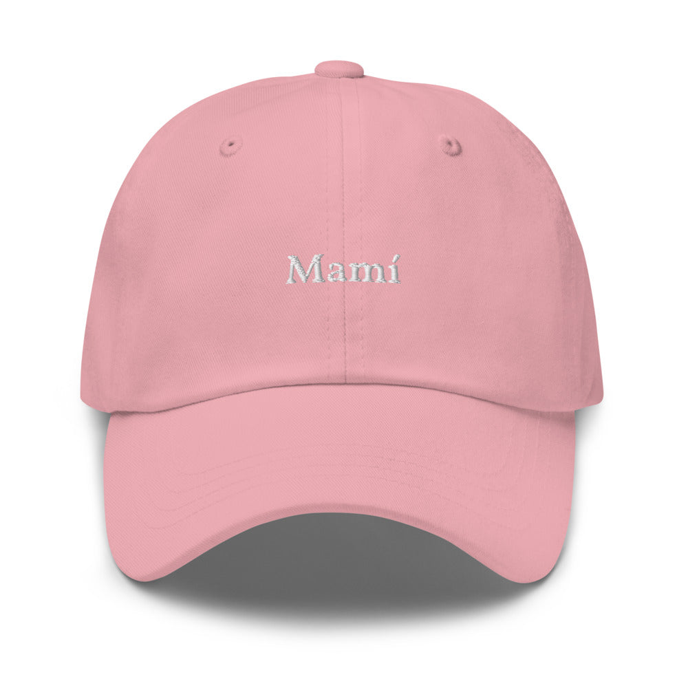 Mamí Baseball Cap (white text)
