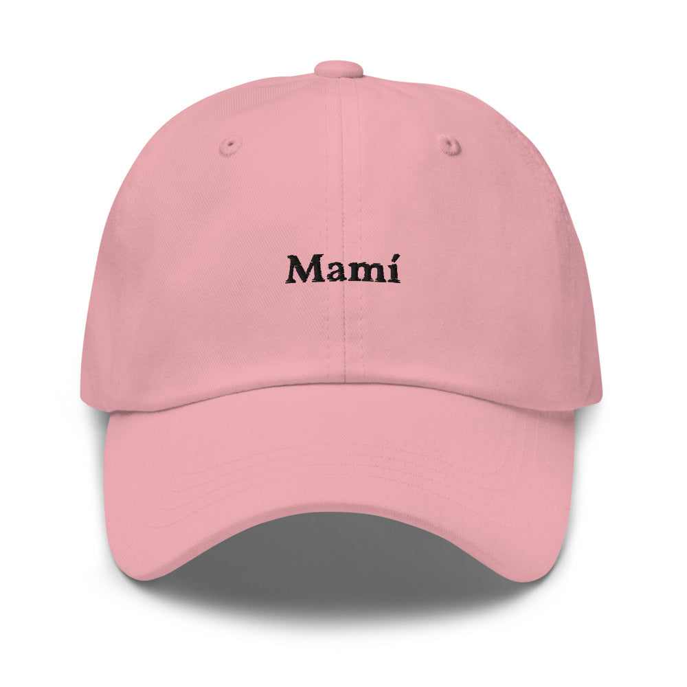 Mamí Baseball Cap (black text)