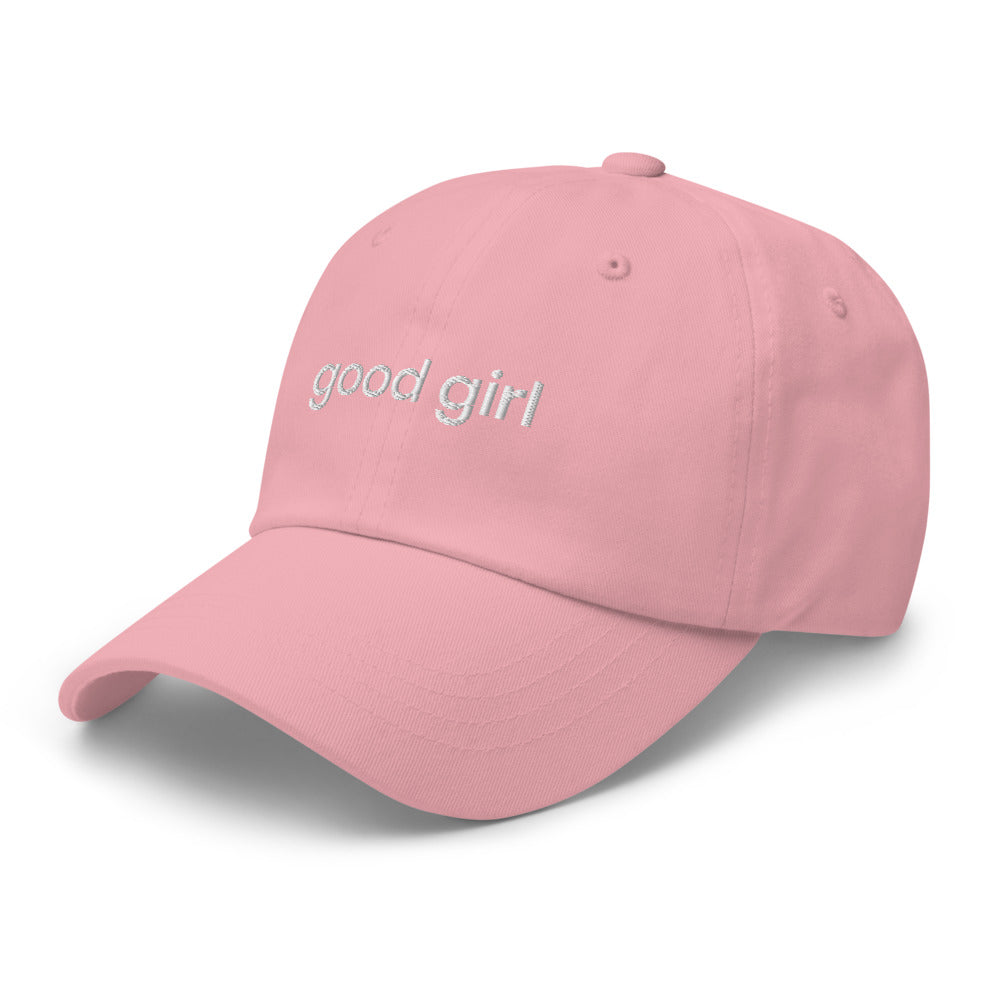 Good Girl Baseball Cap (white text)