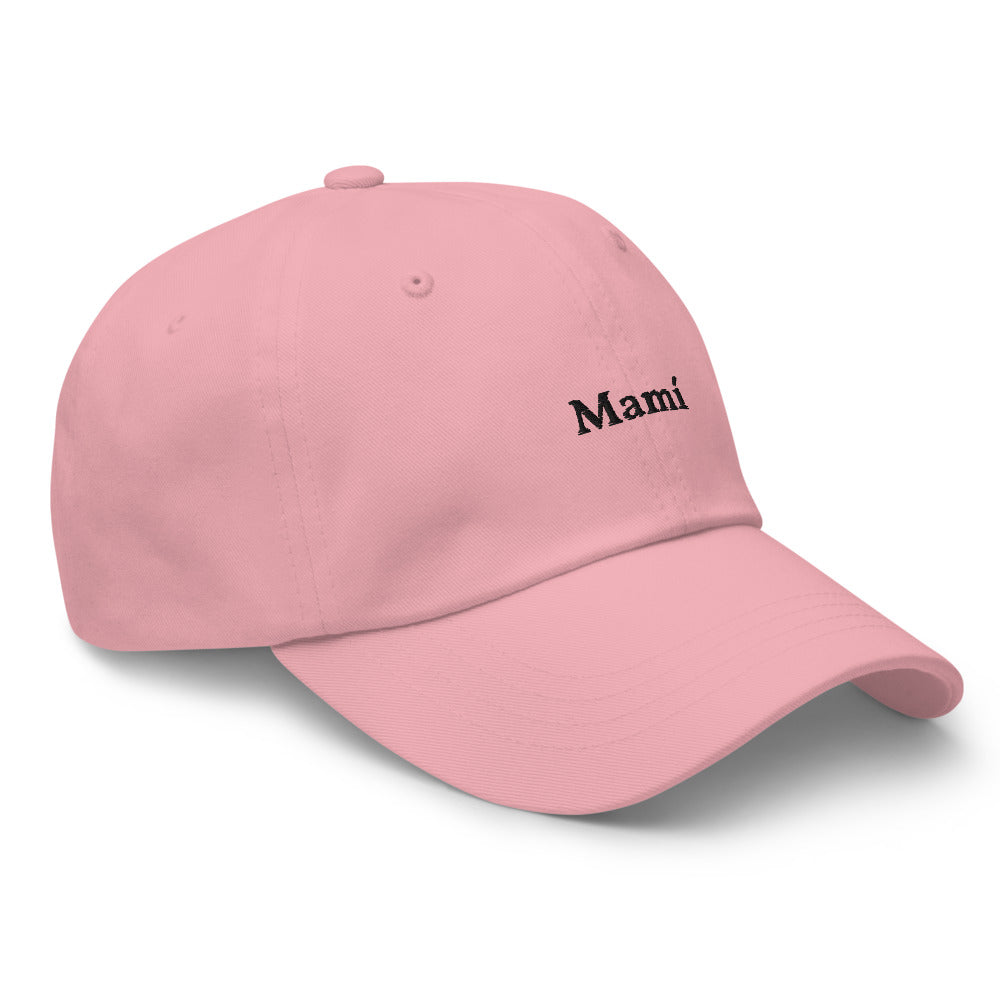 Mamí Baseball Cap (black text)