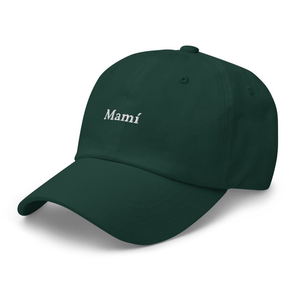 Mamí Baseball Cap (white text)