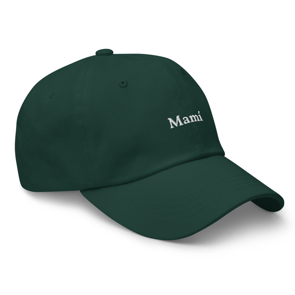 Mamí Baseball Cap (white text)