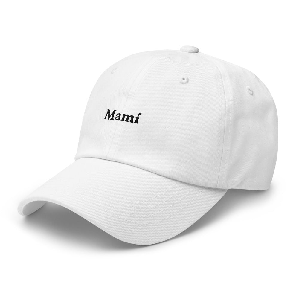 Mamí Baseball Cap (black text)