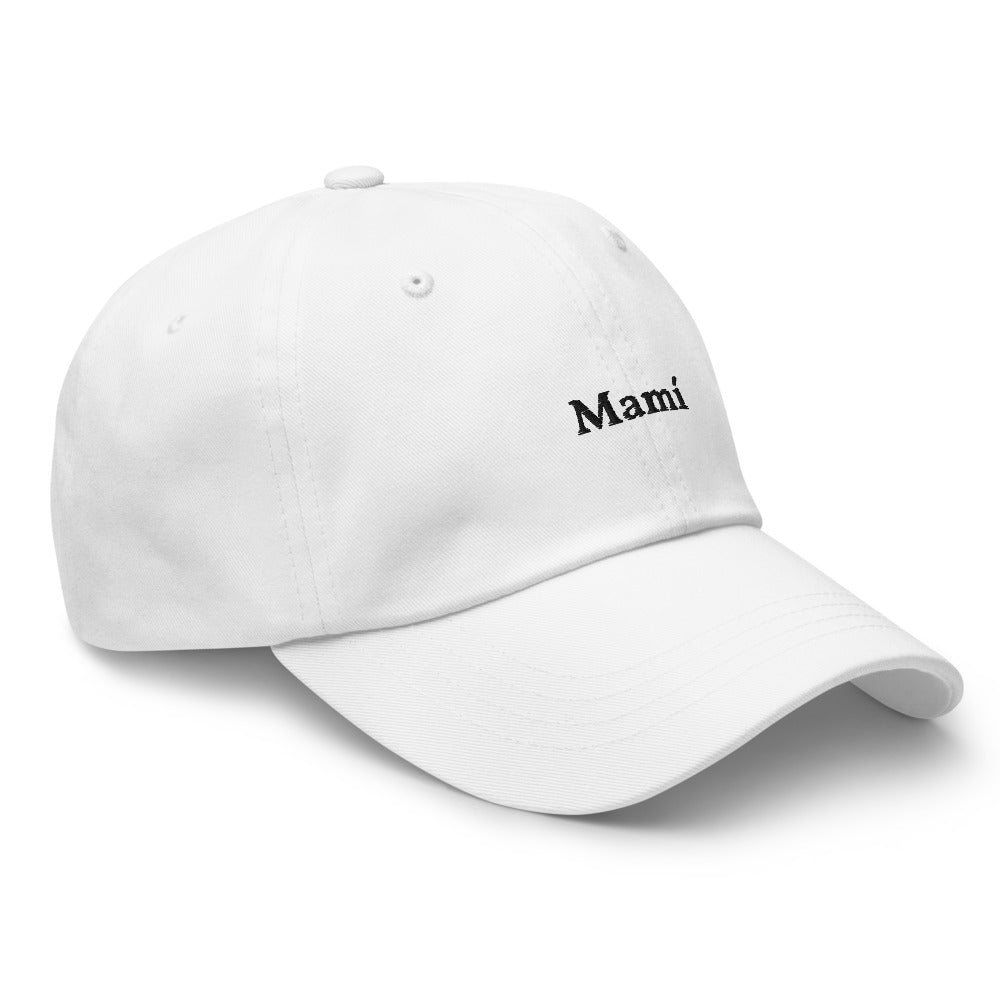 Mamí Baseball Cap (black text)